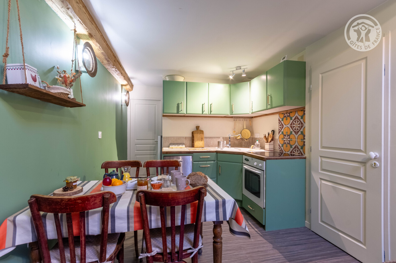 Cuisine équipée du gîte