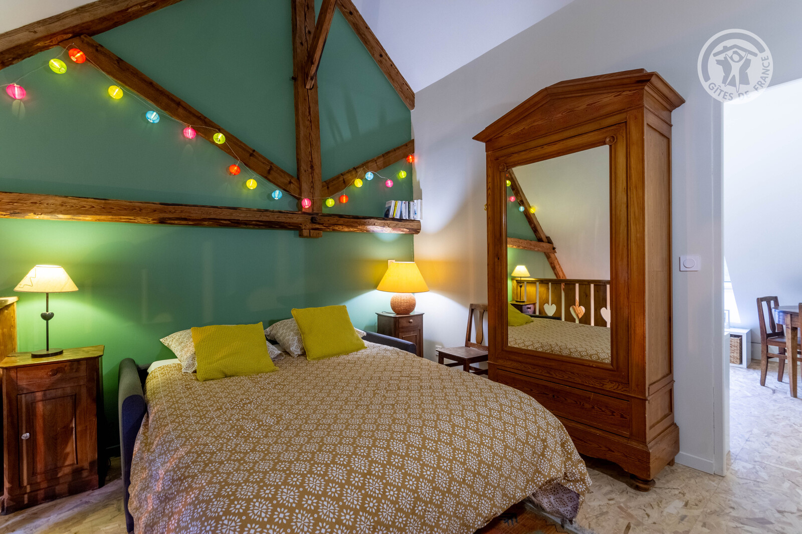 Mezzanine - chambre avec lit double