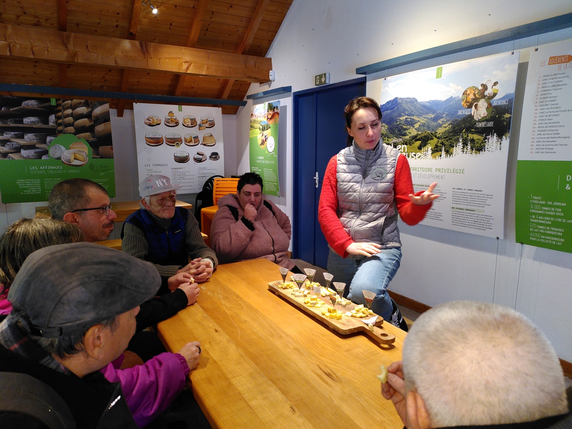 Dégustation de fromages