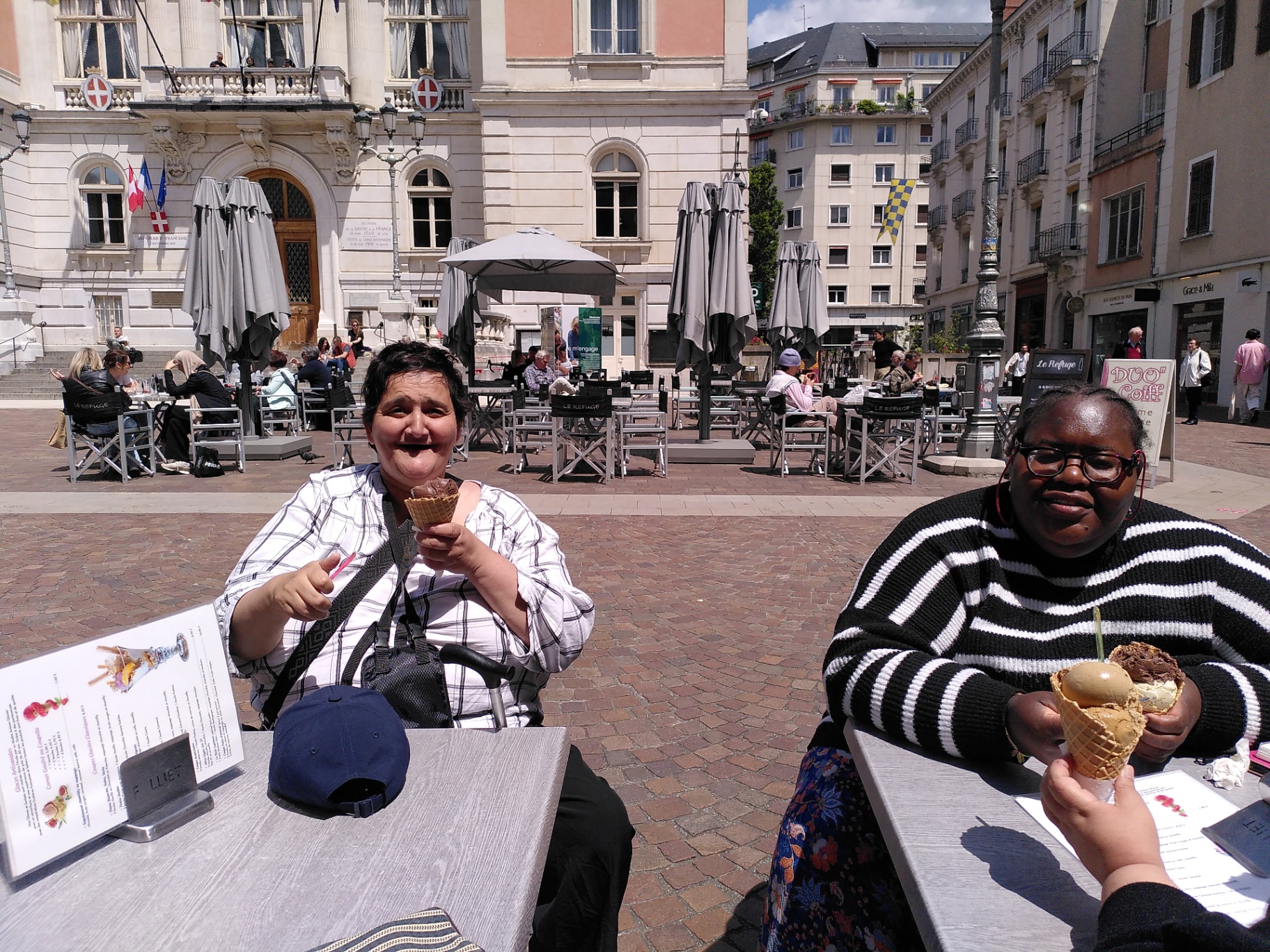 Sortie en ville - glaces