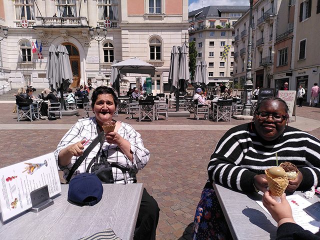 Sortie en ville - glaces